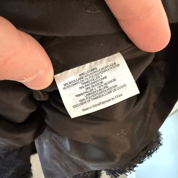 Tory Burch Tweed Style Dress Size 2 Color Brown - Picture 4 of 5